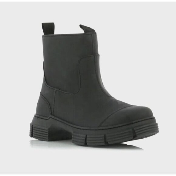 Ganni Black Winter & Rain Boots - Picture 1 of 11